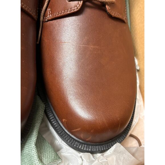 Dunham Brown Leather Oxford Shoes Men’s 9 6E Wide - Picture 9 of 9